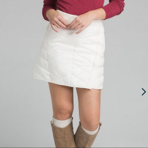 Prana Diva Wrap Skirt in White, Size Small